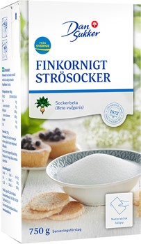 Finkornigt Strösocker